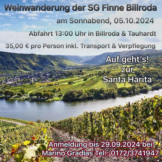 : Auf gehts zur Weinwanderung